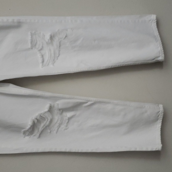 NWT Good American White 90s Distressed Jeans Size 6 - Picture 5 of 14